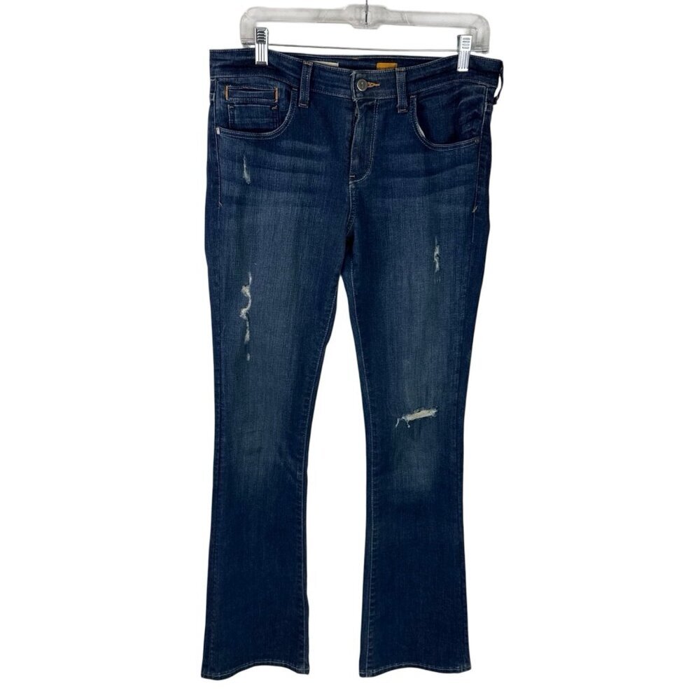 Anthropologie Pilcro and the Letterpress Women's 30 Stet Fit Blue Jeans 33" - Picture 3 of 16